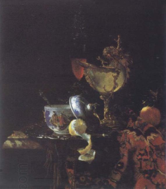 Willem Kalf Style life with Nautilus goblet China oil painting art